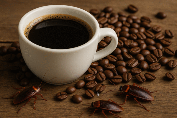 Your Coffee Has Cockroaches