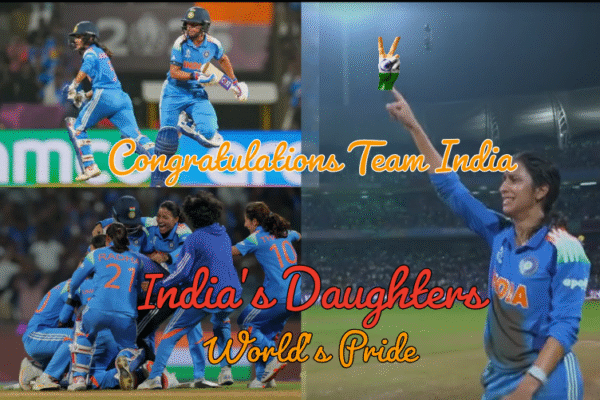 eam India Women celebrates historic win over Australia in Women’s World Cup 2025