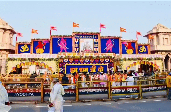 dhwajarohan in ayodhya