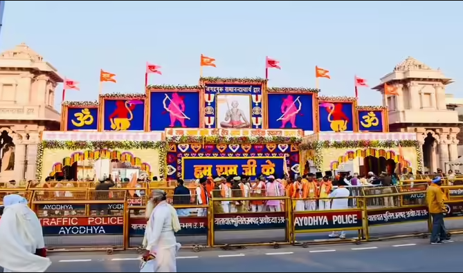 dhwajarohan in ayodhya