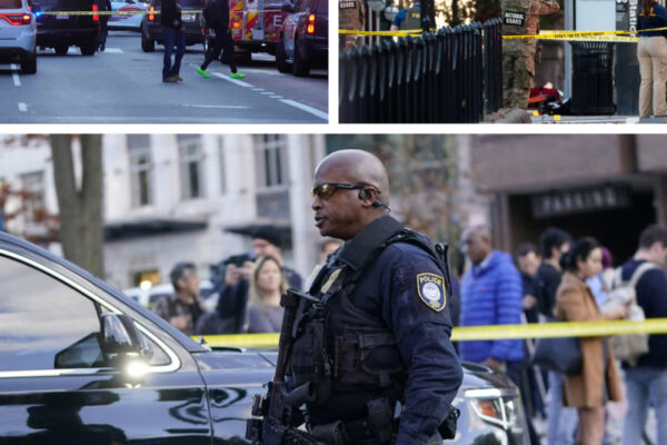 व्हाइट हाउस के पास गोलीबारी