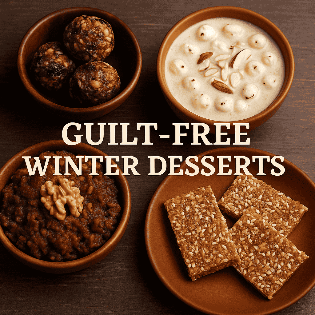 4 हेल्दी व guilt-free मिठाइयाँ