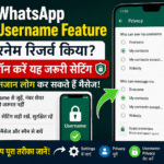 WhatsApp Username Feature